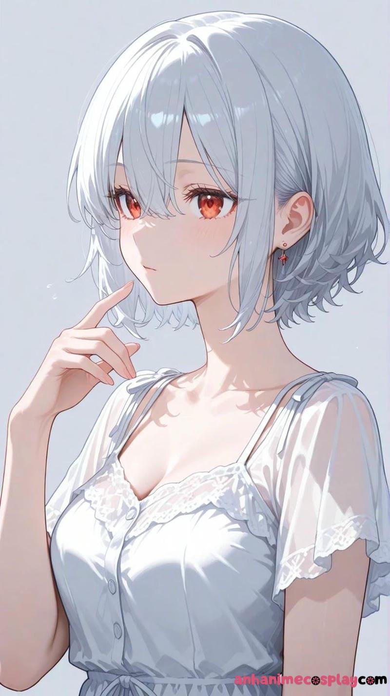 hình anime girl tóc ngắn